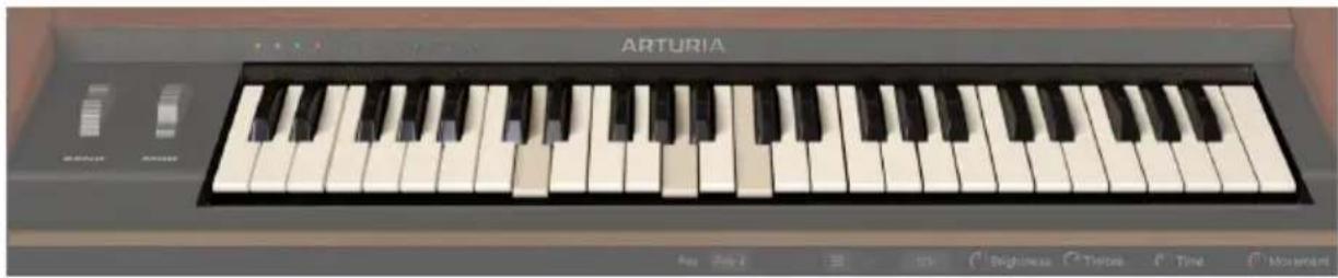 Arturia Vocoder V - Les touches - 1