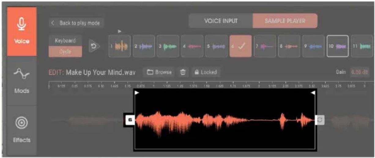 Arturia Vocoder V - Fixer un point de début et de fin - 1