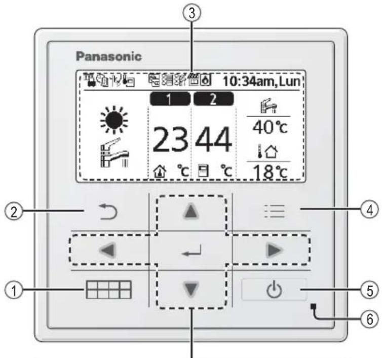 PANASONIC WHADF0309J3E5CM - Touches / Voyant - 1