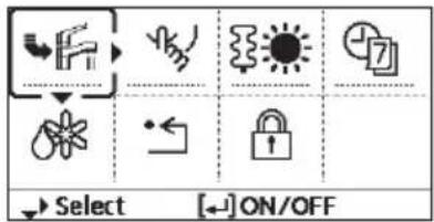 PANASONIC WHADF0309J3E5CM - Setting the clock - 2