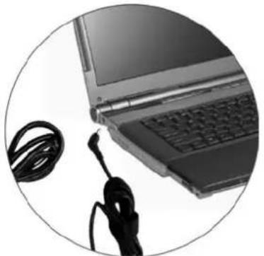 ECS 600L - Connexion de l'adaptateur secteur - 1