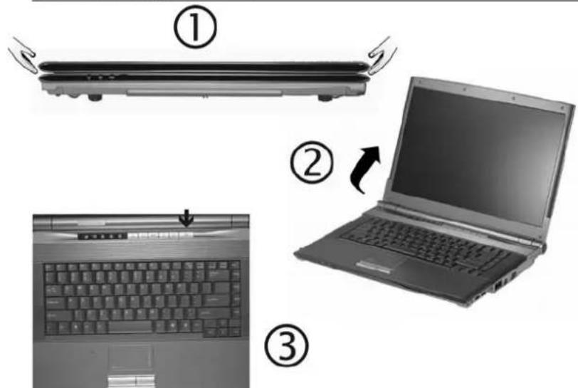 ECS 600L - Ouverture du panneau LCD - 1