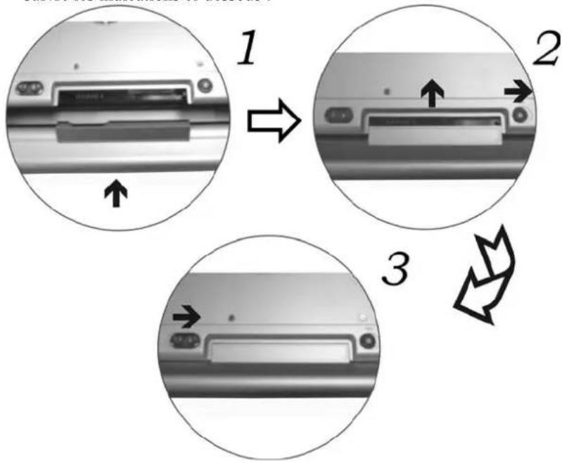 ECS 600L - Mise en place et retrait d'un module de batterie - 1