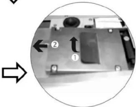 ECS 600L - Comment retirer le disque dur - 4