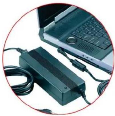 ECS G900 - Connexion de l'adaptateur secteur - 1