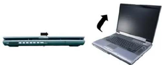 ECS G900 - Ouverture du panneau LCD - 1