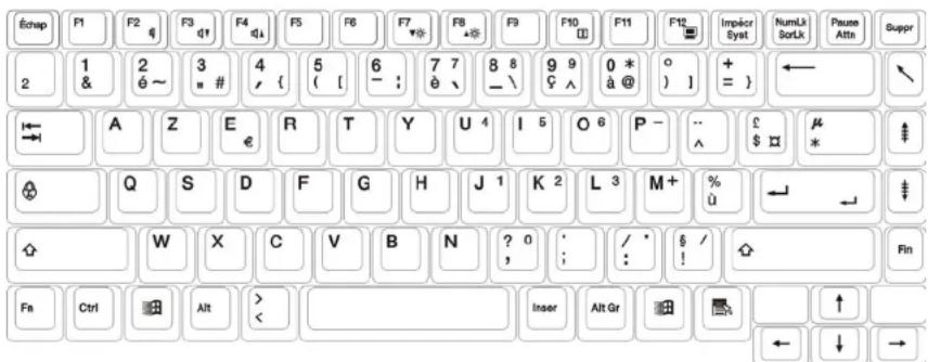 ECS A535+ - Un Survol de votre Clavier du portable PC - 1