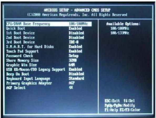 ECS A535+ - Le Advanced CMOS Setup - 1