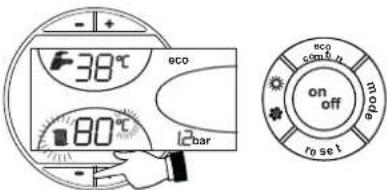 FERROLI Atlas D - Heating temperature setting - 1
