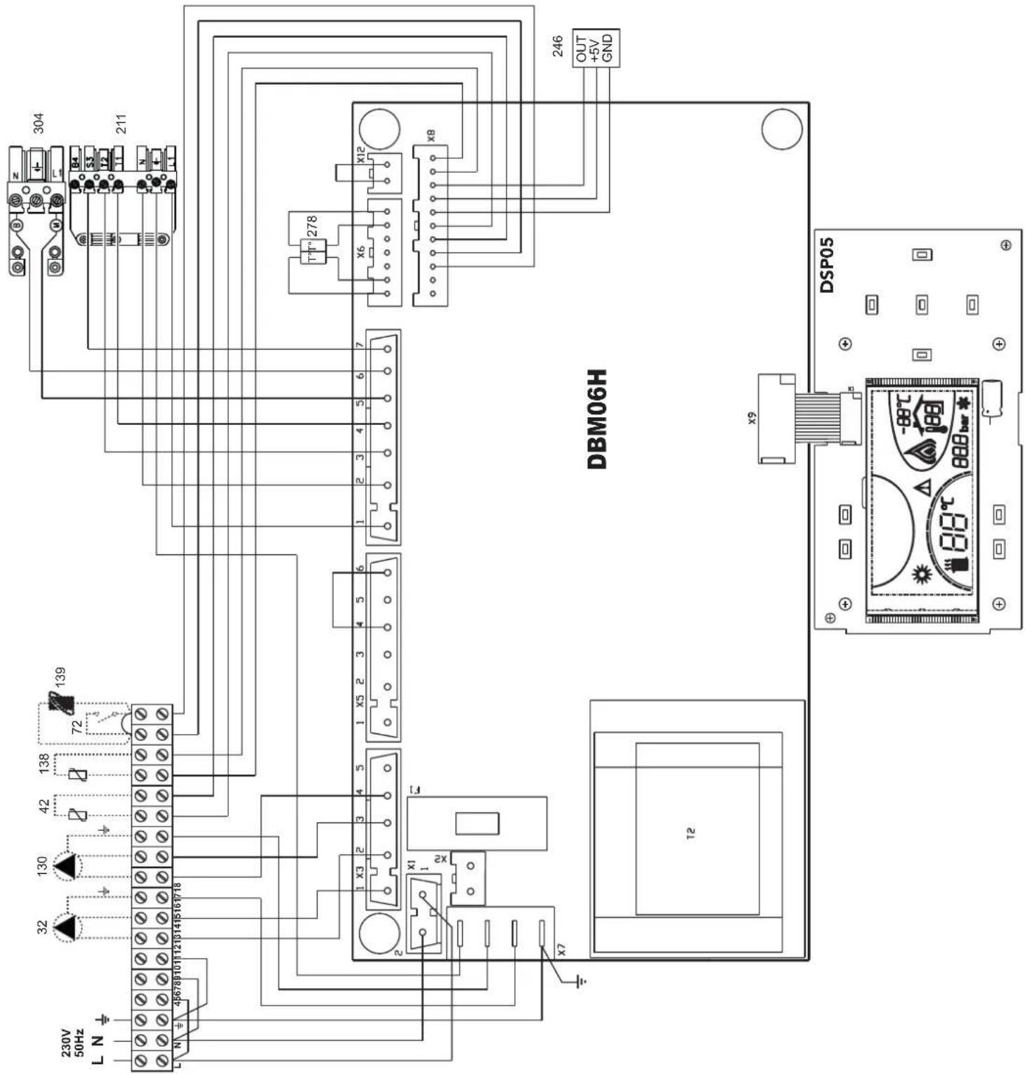 FERROLI Atlas D - Wiring diagram - 1