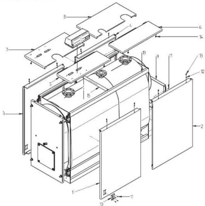FERROLI TP3 LN - Montaggio pannellatura mod. 240-2360 - 1