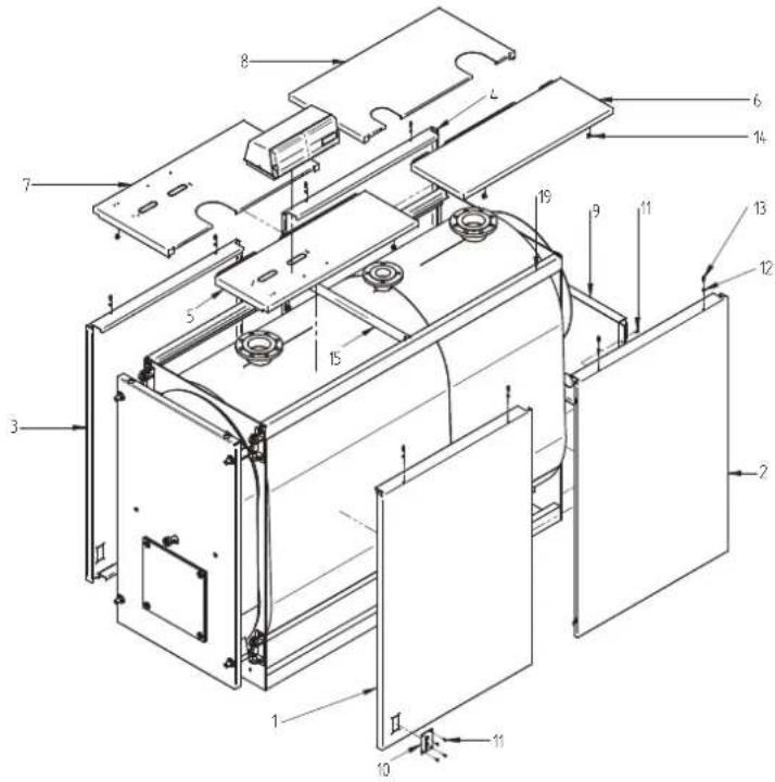 FERROLI TP3 LN - Montage habillage mod. 240-2360 - 1