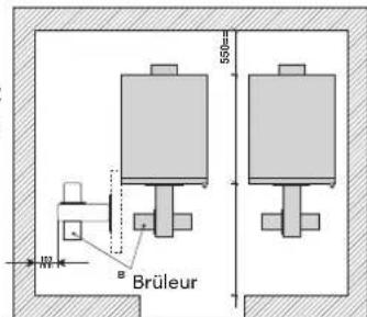 FERROLI GN4 N - Positionnement chaudiere - 1