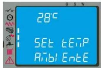 FERROLI AT 18 - Modifica impostazione temperatura acqua-ambiente - 2