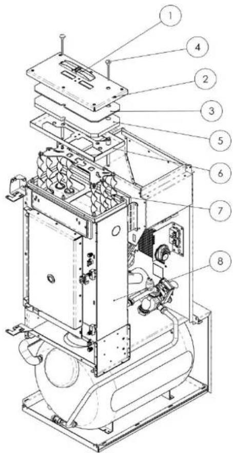 FERROLI AT 18 - Stove internal parts - 1