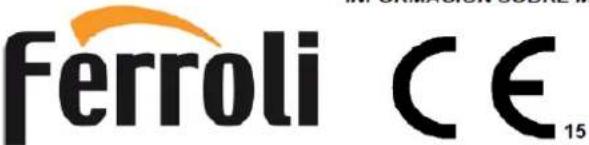 FERROLI AT 18 - INFORMATION SOBRE MARCADO CE - 1