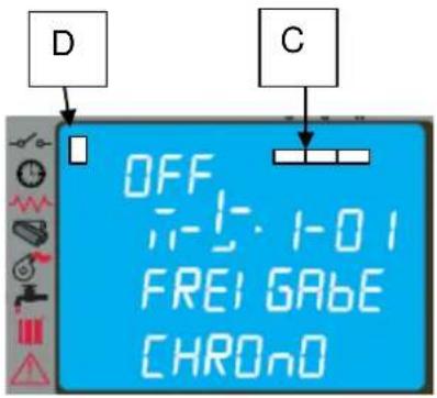 FERROLI AT 18 - Menu 01 - Uhrenthermostat einstellen - 3