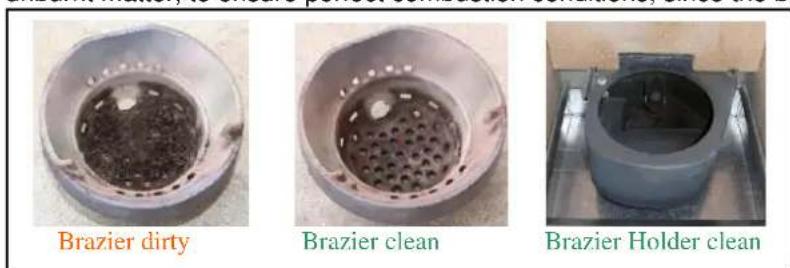 FERROLI AT 18 - Cleaning the brazier - 1