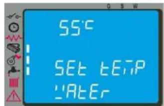 FERROLI AT 18 - Modifying the water temperature setting - 1