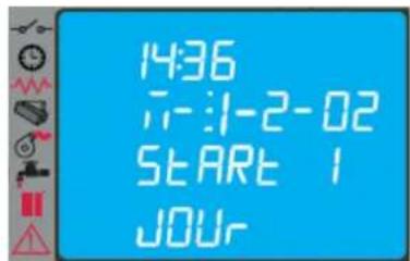 FERROLI AT 18 - Menu 01 - Valeurs du chrono - 2