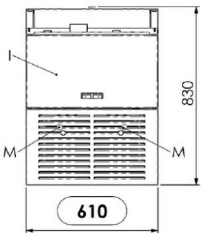 FERROLI AT 18 - Dimensions du poèle AT 18 - 4