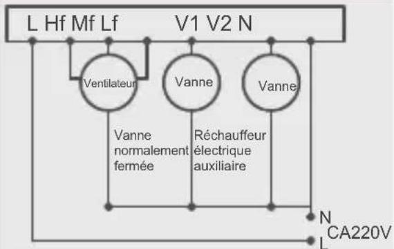 FERROLI TE FC 3V - Scheme d'installation et de câblage - 4