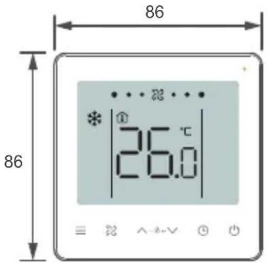 FERROLI TE FC 3V - Dimensions du produit (mm) - 1