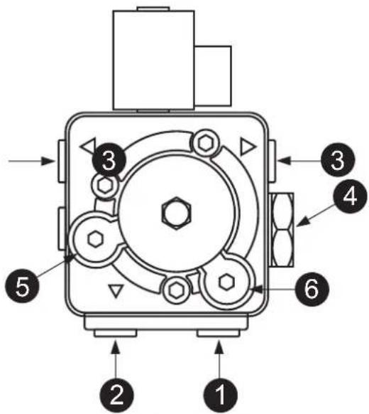 FERROLI Atlas D Eco Unit - Pump pressure adjustment - 1