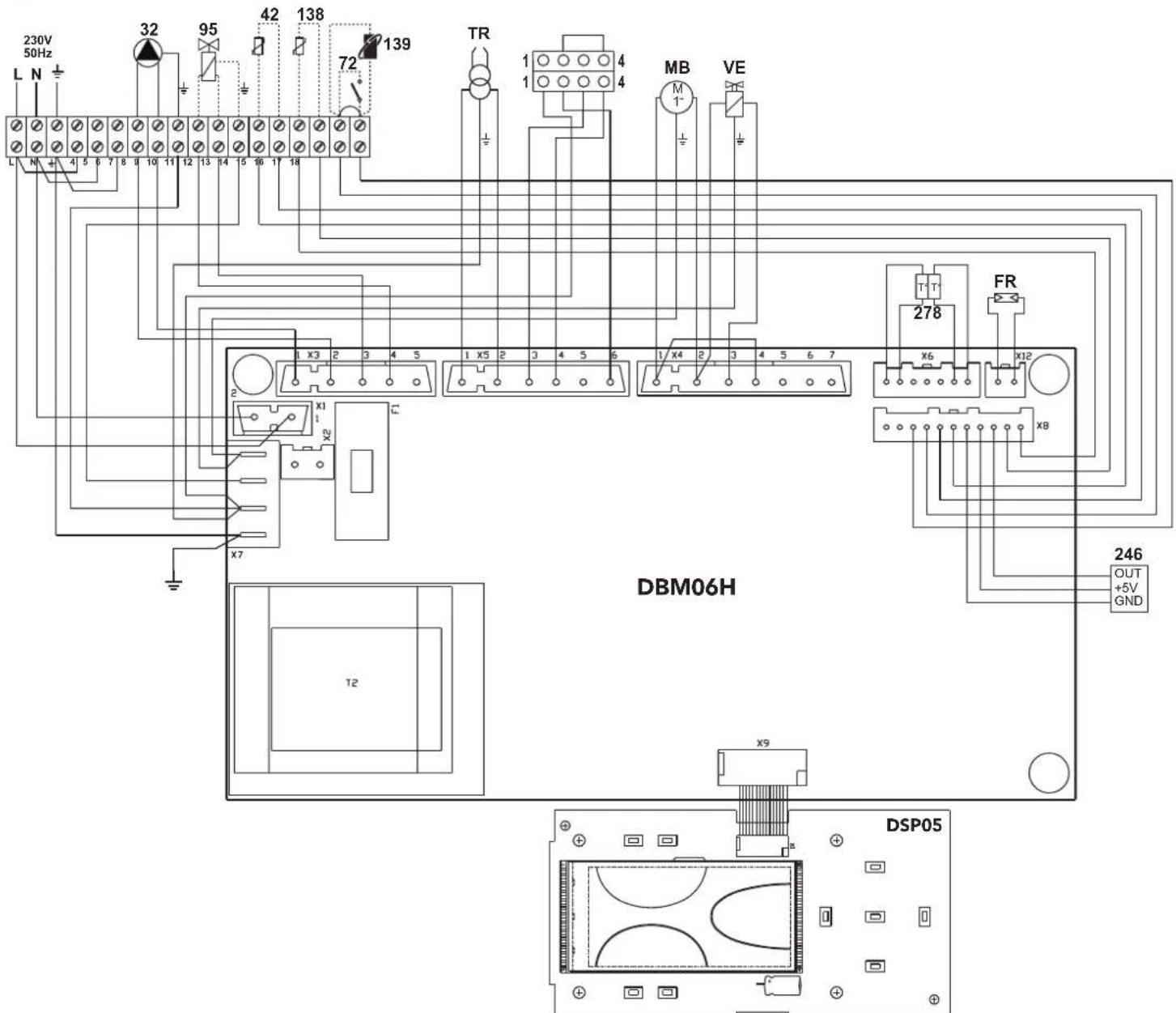 FERROLI Atlas D Eco Unit - Wiring diagram - 1
