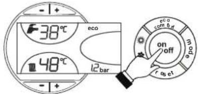 FERROLI Atlas D Eco Unit - Turning the boiler off - 2
