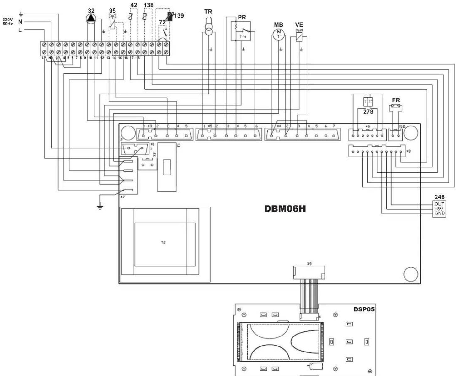 FERROLI Atlas D Eco Cond Unit - Schéma électriche - 1