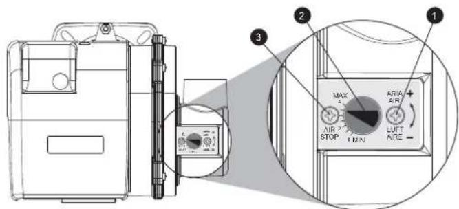 FERROLI Atlas D Eco Cond Unit - Air damper adjustment - 1