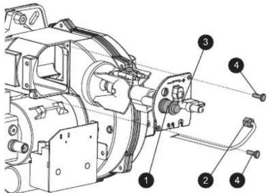 FERROLI Atlas D Eco Cond Unit - Accès à l'électrode et au giclaur - 1