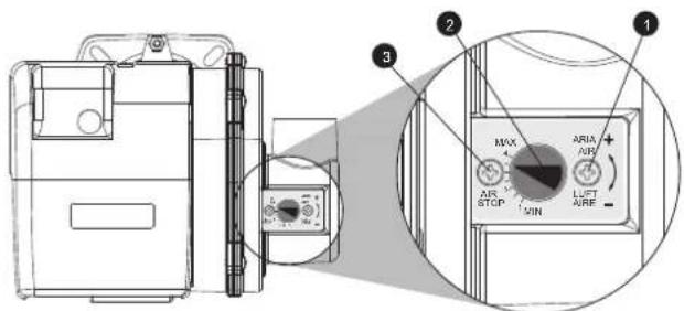 FERROLI Atlas D Eco K Unit - Air damper adjustment - 1