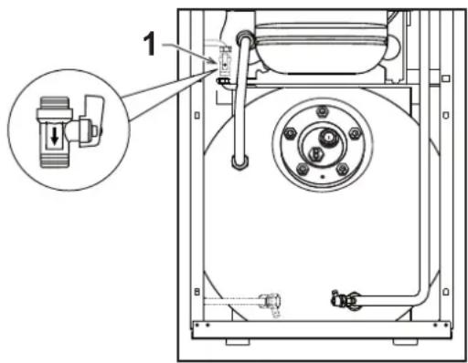 FERROLI Atlas D Eco K Unit - Optional filling cock and vessel kit - 1