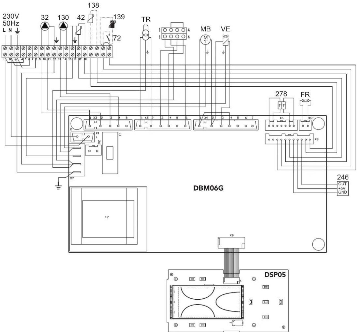 FERROLI Atlas D Eco K Unit - Schéma électrique - 1