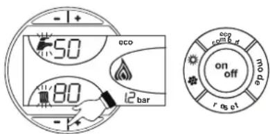 FERROLI Atlas D Eco K Unit - TEST mode activation - 1