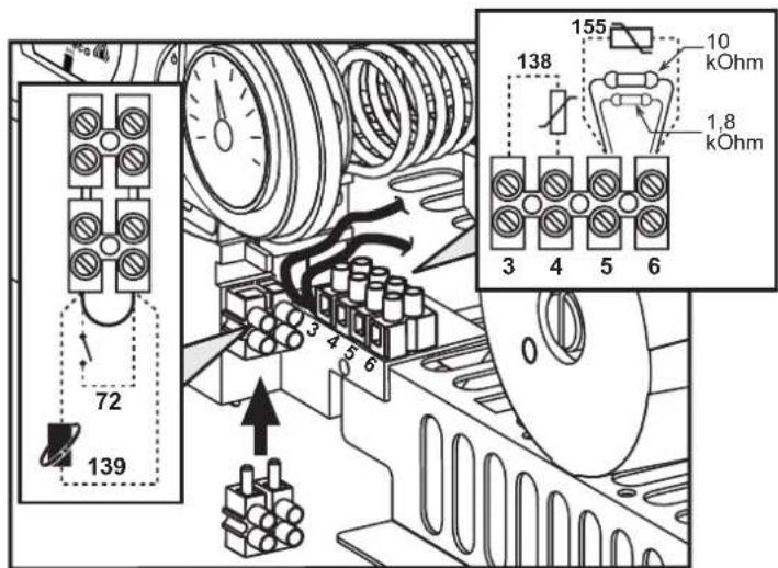 FERROLI Divatech D - Accessing the electrical terminal block - 1