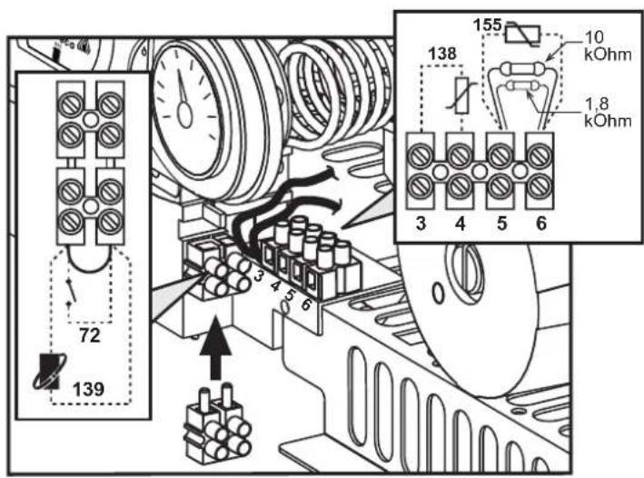 FERROLI Divatech D - Accesso alla morsettiera elettrica - 1