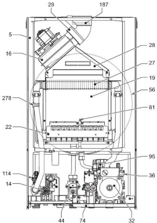 FERROLI Divatech D - Dimensions et raccords - 7