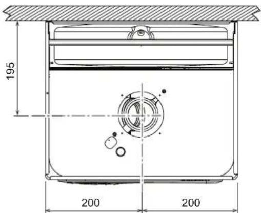 FERROLI Divatech D - Dimensioni e attacchi - 4