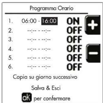 FERROLI Opera - Programmazione orario - 5