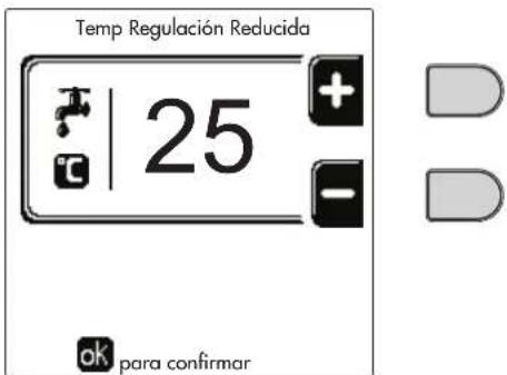 FERROLI Opera - Reducción de la temperatura del ACS (con accumulator optional instalado) - 2