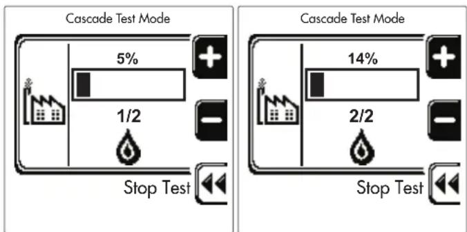 FERROLI Opera - CASCADE TEST mode activation - 1