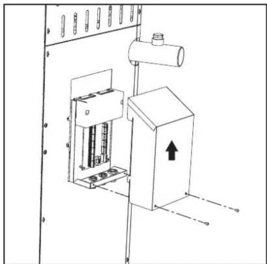 FERROLI Opera - Accessing the electrical terminal block - 1