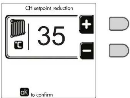 FERROLI Opera - Heating temperature reduction - 2