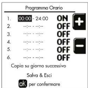 FERROLI Opera - Programmazione orario - 3