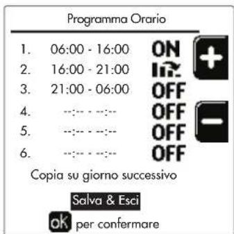 FERROLI Opera - Programmazione orario - 15
