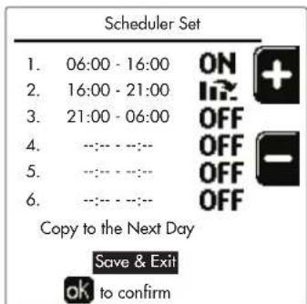 FERROLI Opera - Time programming - 16
