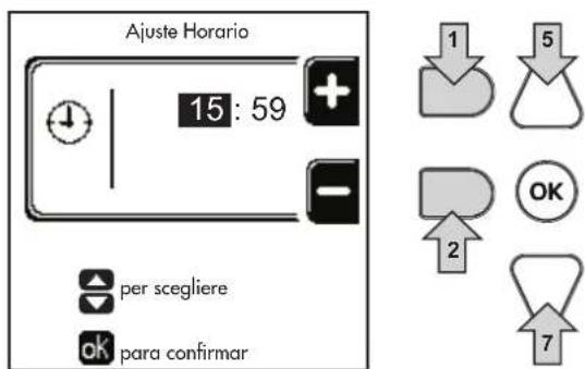 FERROLI Opera - Ajuste de fecha y horario - 2